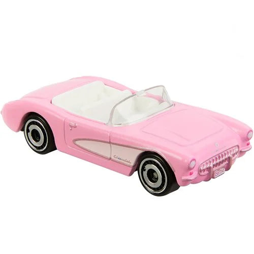 Barbie: The Movie Hot Wheels Corvette 1:64 Scale Die-Cast Metal Vehicle