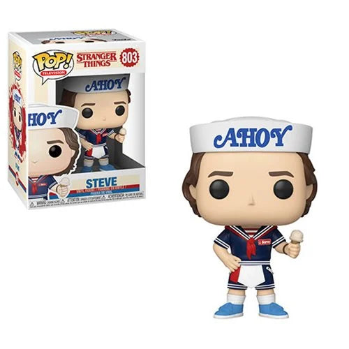 Stranger Things Steve w/ Hat and Ice Cream Funko Pop! Vinyl Figure