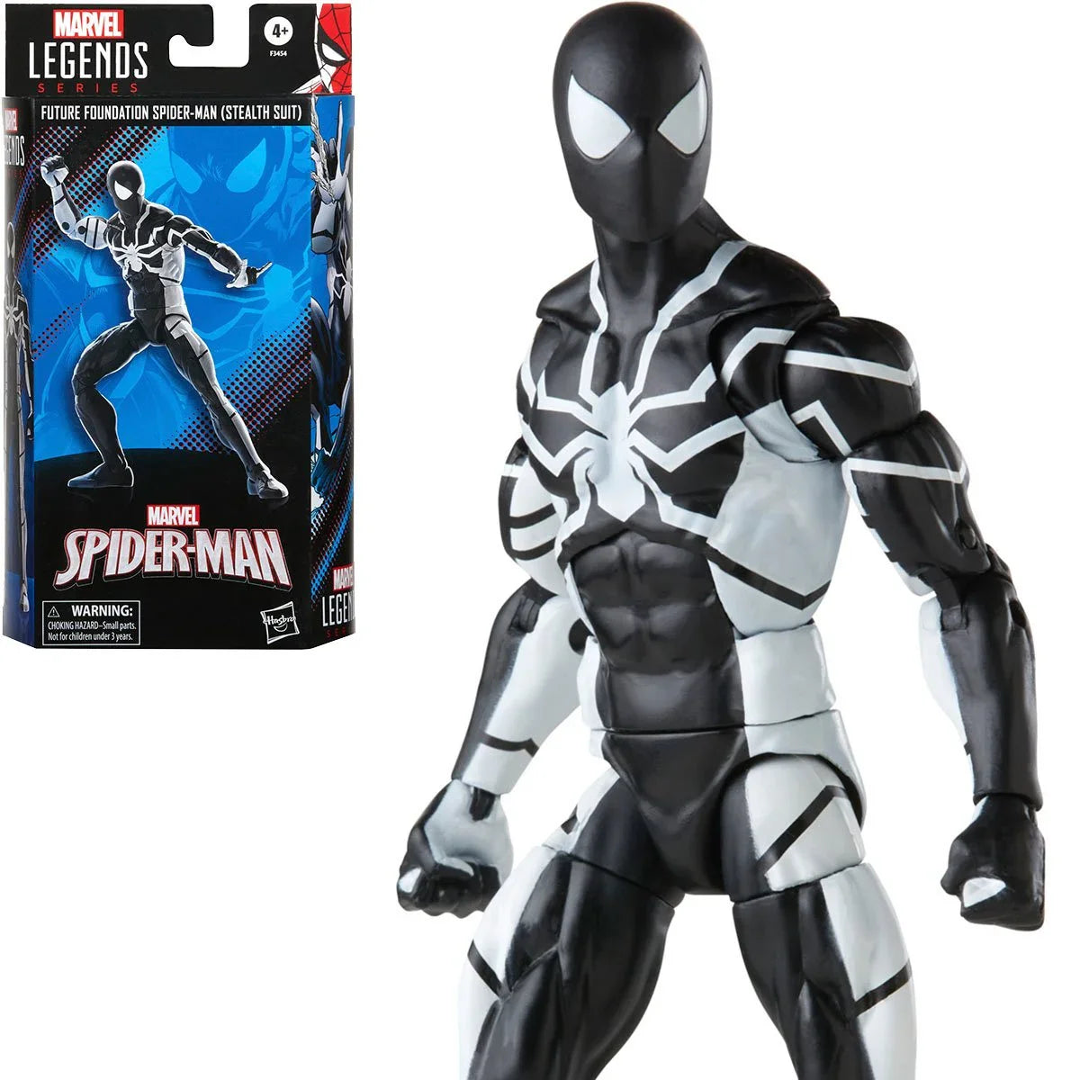 Spider-Man Marvel Legends Future Foundation Spider-Man (Stealth Suit) 6-inch Action Figure