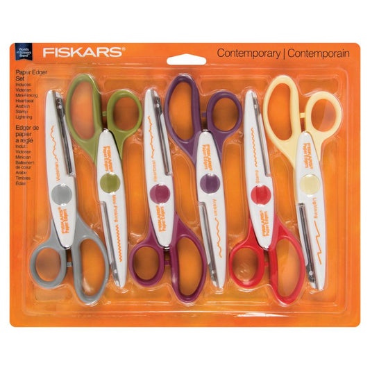 FISKARS PAPER EDGER SCISSORS SET